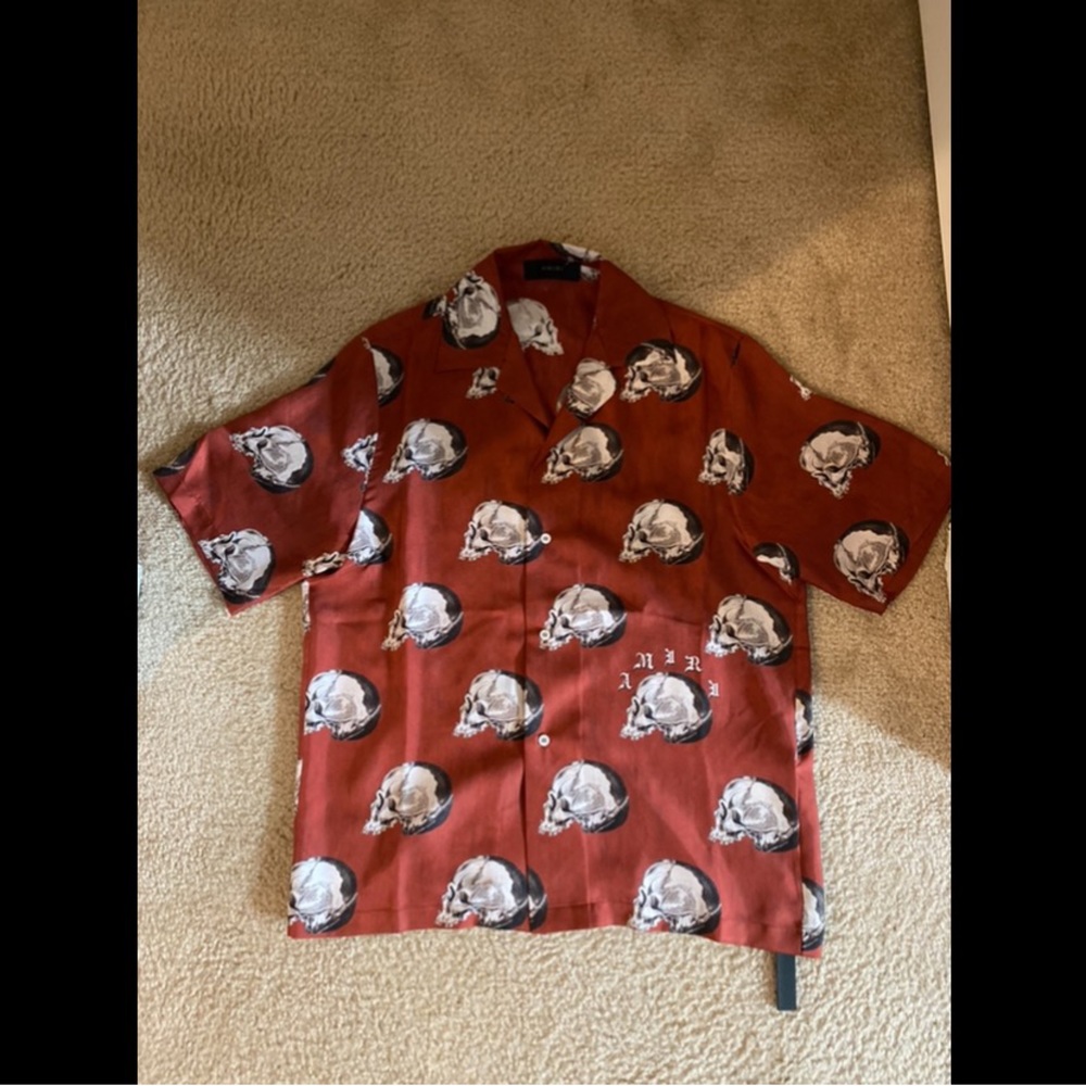 Amiri Button Up Size Large